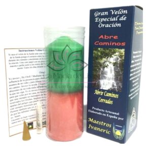 Velón Potenciado Con Oración ABRECAMINOS