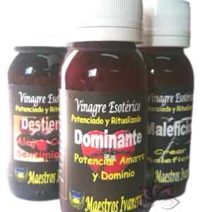 Vinagre Esotérico DOMINANTE, Dominar Personas, Situaciones 60ml