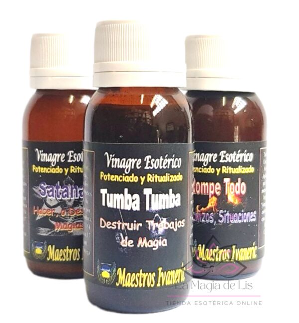 Vinagre Esotérico TUMBA TUMBA, Destruir Magias 60ml