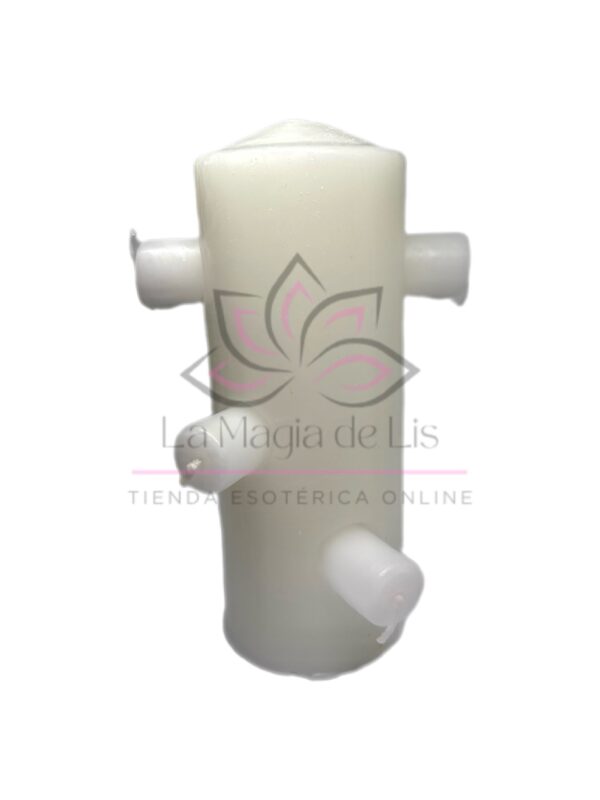 Velón 7 Mechas Blanco | Protección