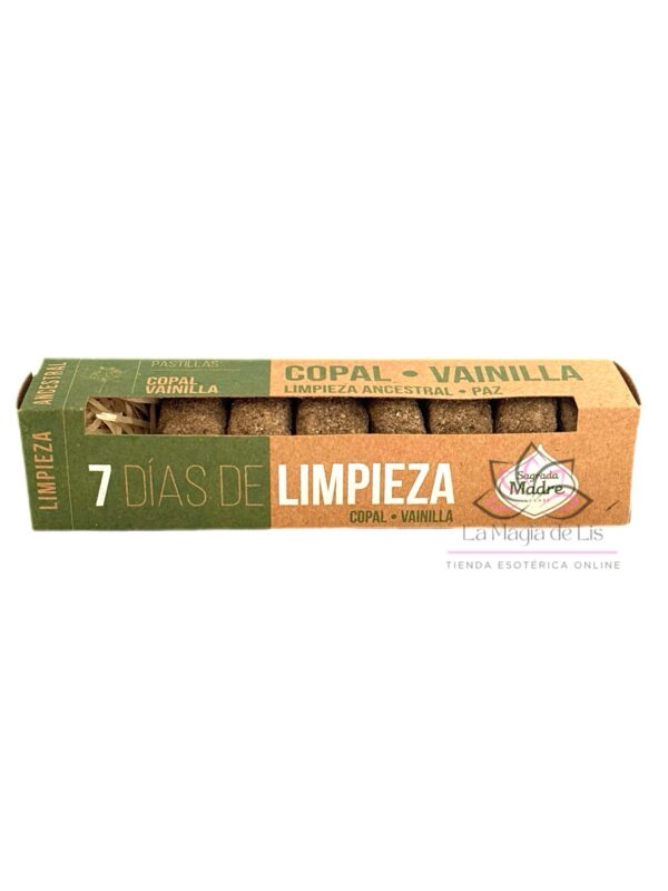 Pastillas Defumación 7 Días de Limpieza  COPAL- VAINILLA