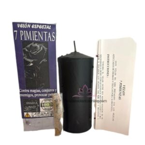 Velón 7 Pimientas - Contra Magias, Conjuros