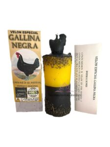 Velón Esotérico Gallina Negra - Contra mal de ojo, Maleficios