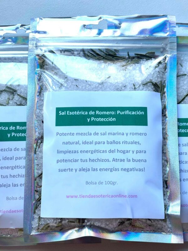 Sal Esotérica de Romero - Purificación y Protección