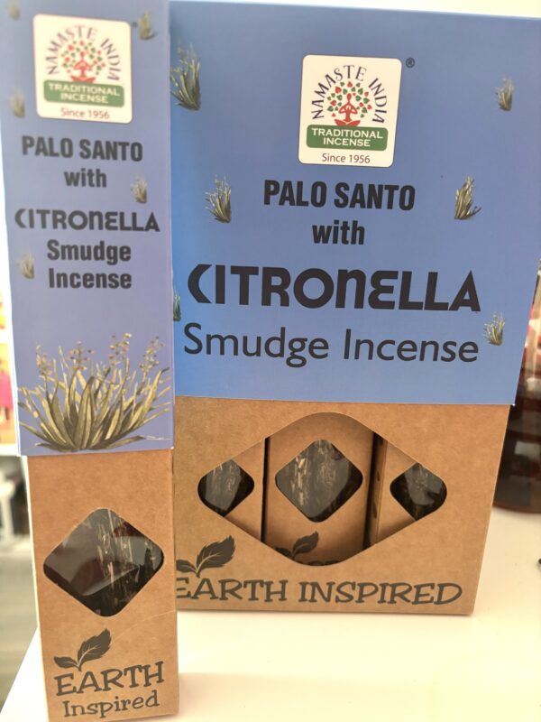 Incienso Natural de Palo Santo y Citronela