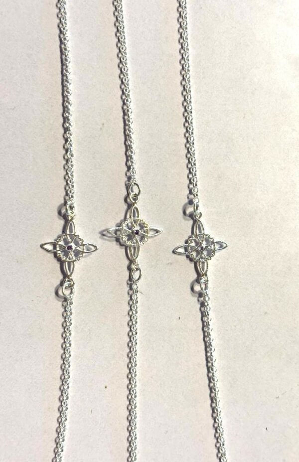 Pulsera Nudo de Bruja - Protección de Plata de Ley 925 - Imagen 3