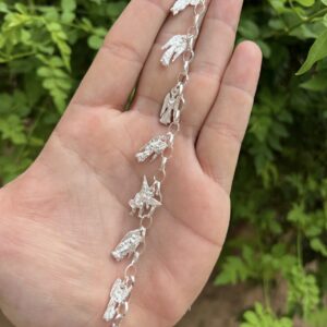 Pulsera Protección 7 Arcángeles de Plata de Ley 925