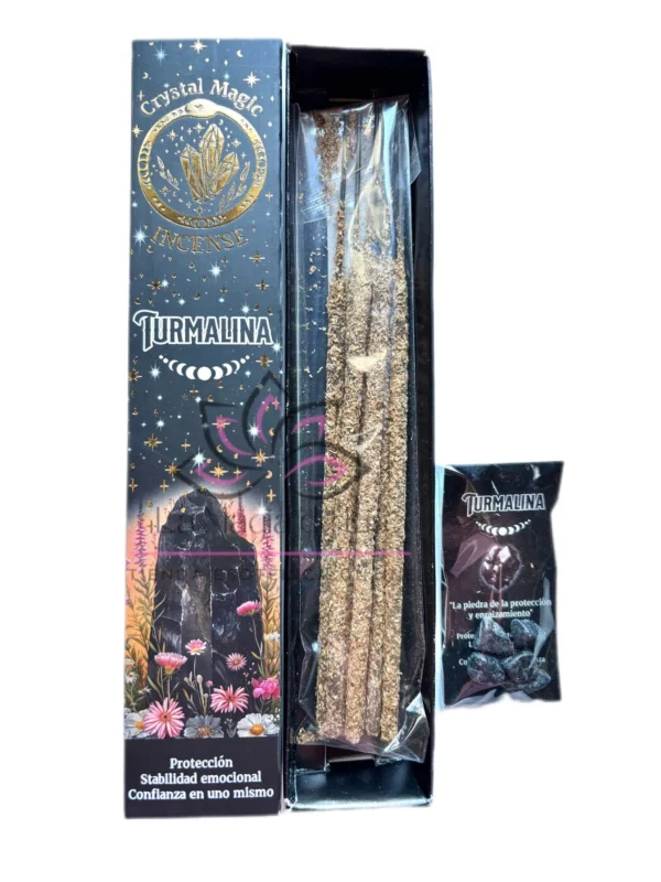 Incienso Orgánico Turmalina Negra - Protección