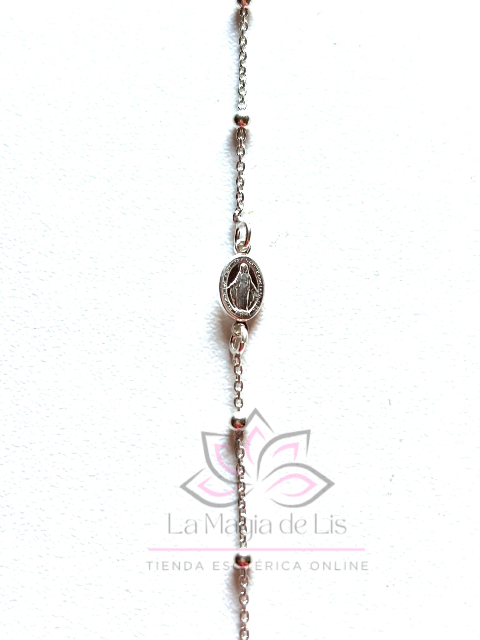 Pulsera Virgen de la Milagrosa Plata de Ley 925 - Imagen 3