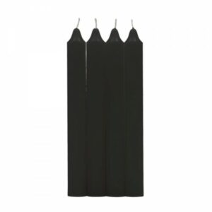 pack de 4 velas negras
