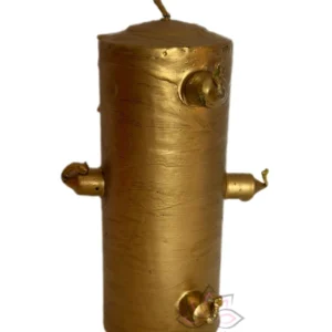 Velón 7 Mechas Dorado – Ritual de Abundancia