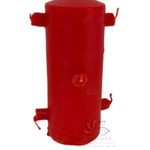 Velón 7 Mechas Rojo para Amor y Dominio