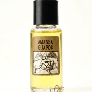 Perfume Ashe Amansa Guapo esotérico para rituales de atracción, seducción y magnetismo espiritual en La Magia de Lis.