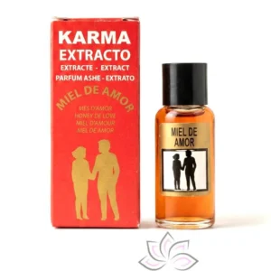 Perfume Ashe Miel de Amor utilizado en rituales esotéricos para atraer amor, dulzura, armonía y energía positiva.