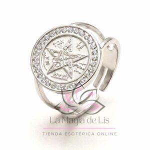 Anillo de Protección Tetragramatón - Acero Inoxidable