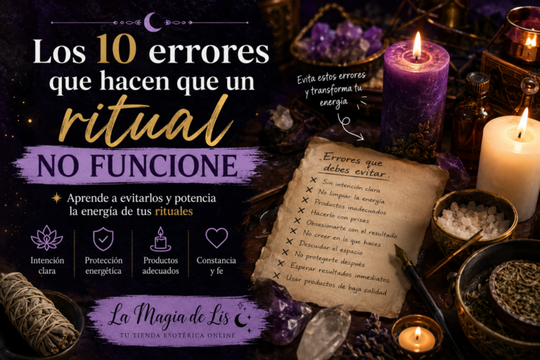 Errores que hacen que un ritual no funcione