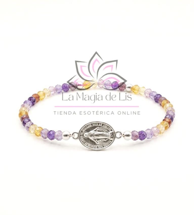 Pulsera de Protección Virgen de la Milagrosa de Plata 925