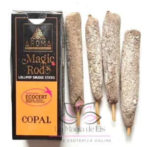 Incienso Lollipop de Copal para limpieza energética, purificación del hogar y bienestar espiritual.
