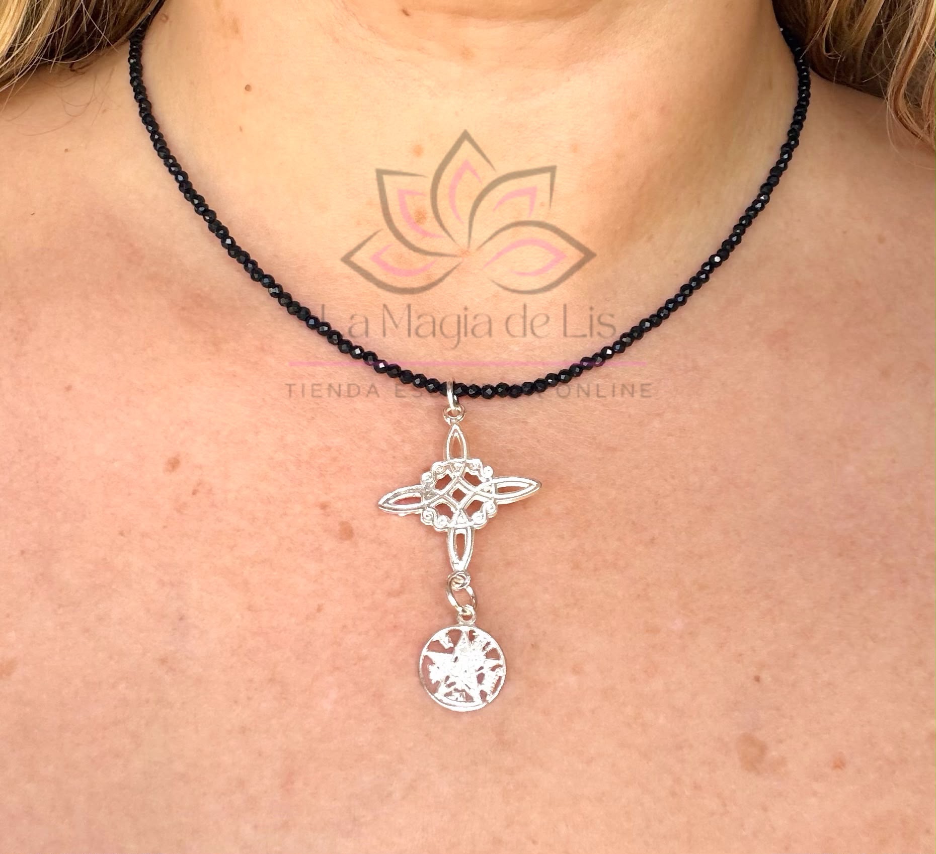 Pack Doble Protección - Collar de Turmalina Negra en Plata 925