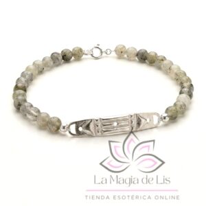 Pulsera Atlante Labradorita Plata 925 | Protección del Aura