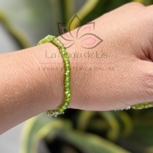 Pulsera Peridoto Natural Plata 925 | Prosperidad y Protección